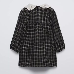 Zara black long sleeve girls dress size 6